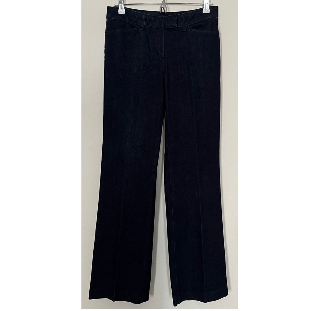 Talbots • 6/28 • Dark Denim Wide Leg Trouser Denim Jeans